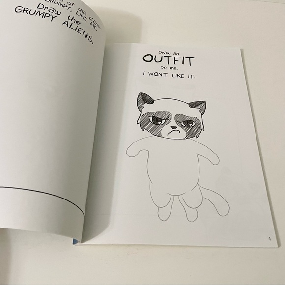 Grumpy Cat's All About Miserable Me A Doodle Journal Book - Picture 13 of 13